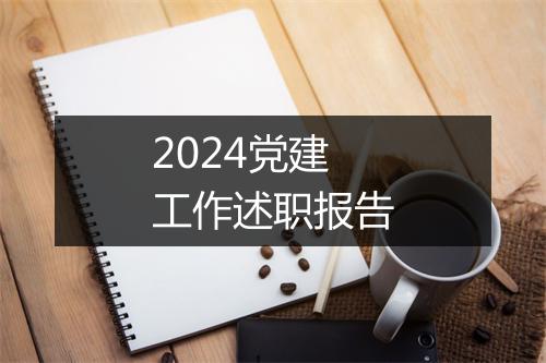 2024党建工作述职报告