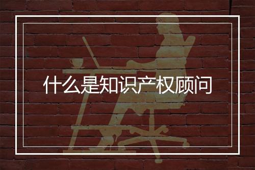 什么是知识产权顾问