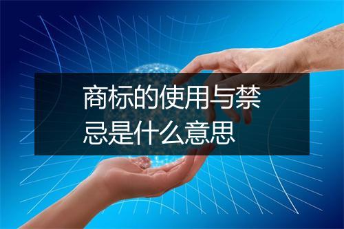 商标的使用与禁忌是什么意思