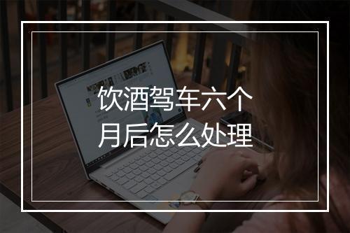 饮酒驾车六个月后怎么处理