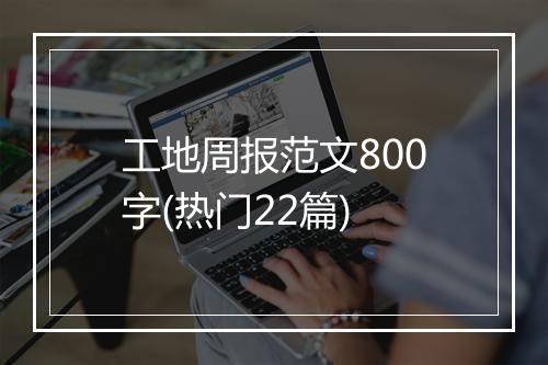 工地周报范文800字(热门22篇)