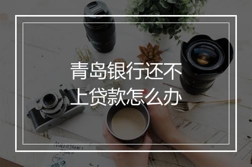 青岛银行还不上贷款怎么办