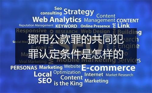 挪用公款罪的共同犯罪认定条件是怎样的