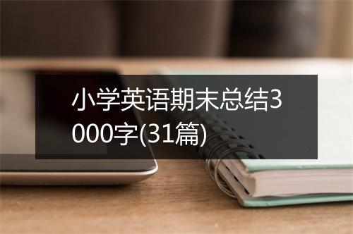 小学英语期末总结3000字(31篇)