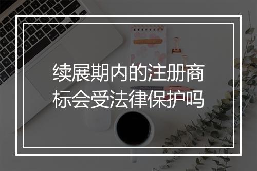 续展期内的注册商标会受法律保护吗
