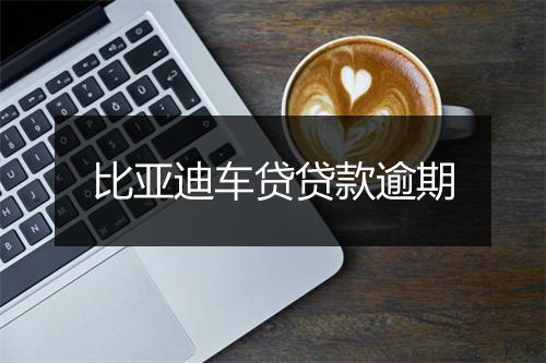 比亚迪车贷贷款逾期