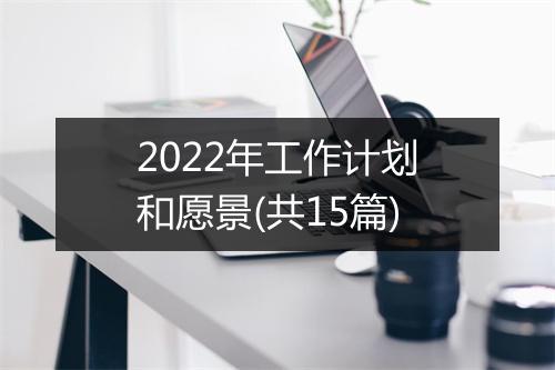 2022年工作计划和愿景(共15篇)
