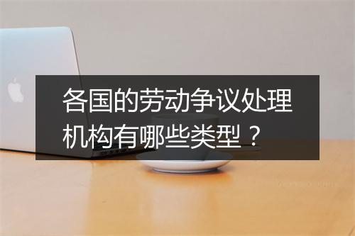 各国的劳动争议处理机构有哪些类型？