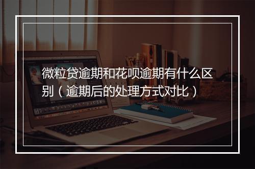 微粒贷逾期和花呗逾期有什么区别（逾期后的处理方式对比）