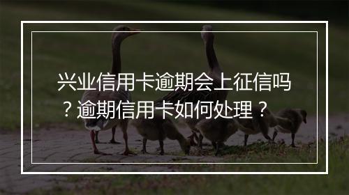 兴业信用卡逾期会上征信吗？逾期信用卡如何处理？
