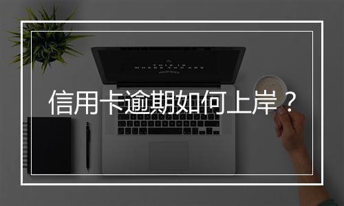 信用卡逾期如何上岸？