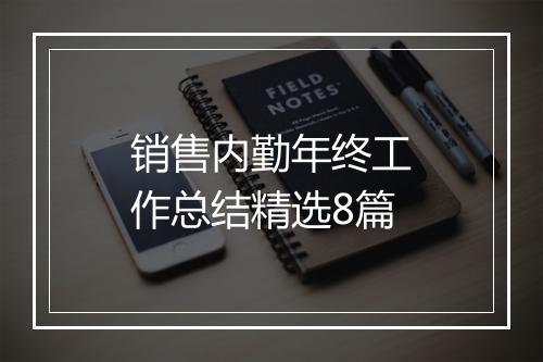 销售内勤年终工作总结精选8篇