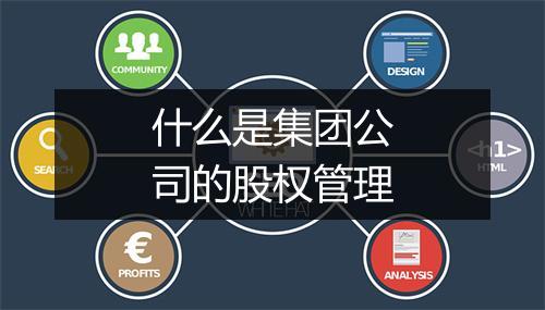 什么是集团公司的股权管理
