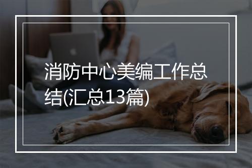 消防中心美编工作总结(汇总13篇)