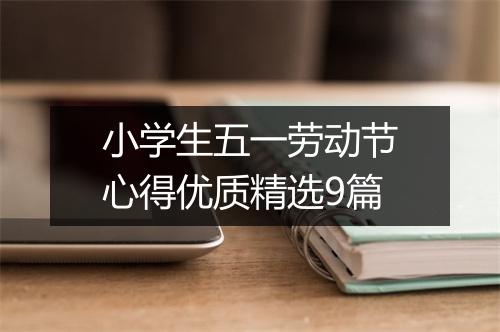 小学生五一劳动节心得优质精选9篇