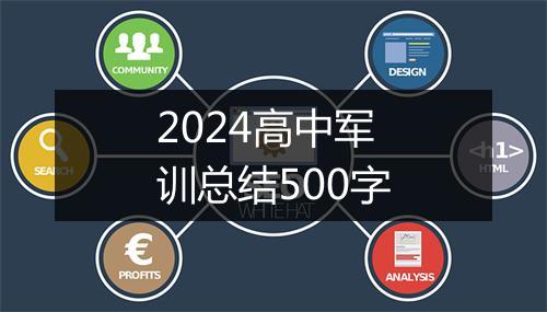 2024高中军训总结500字