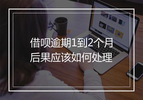 借呗逾期1到2个月后果应该如何处理