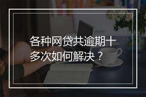 各种网贷共逾期十多次如何解决？