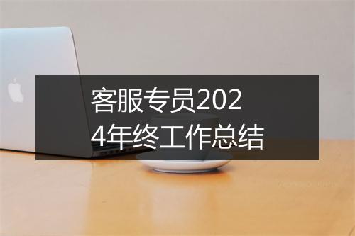 客服专员2024年终工作总结