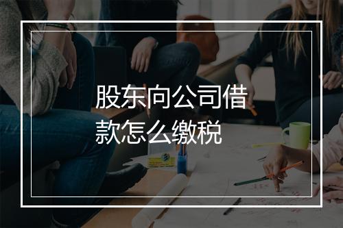 股东向公司借款怎么缴税