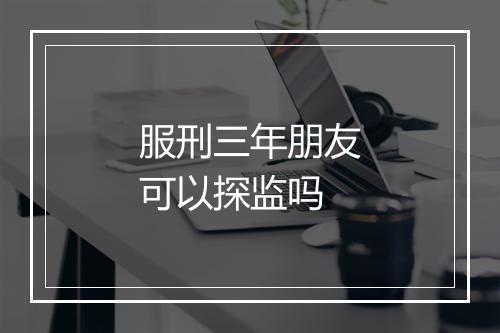 服刑三年朋友可以探监吗