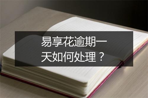 易享花逾期一天如何处理？