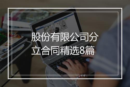 股份有限公司分立合同精选8篇