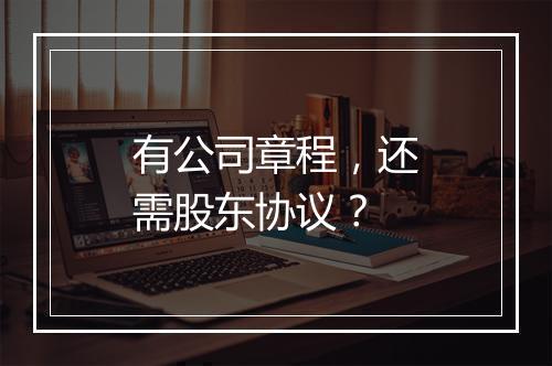 有公司章程，还需股东协议？