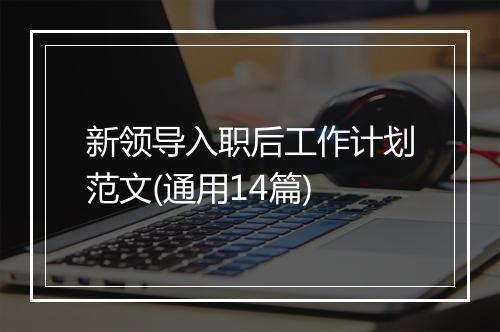 新领导入职后工作计划范文(通用14篇)