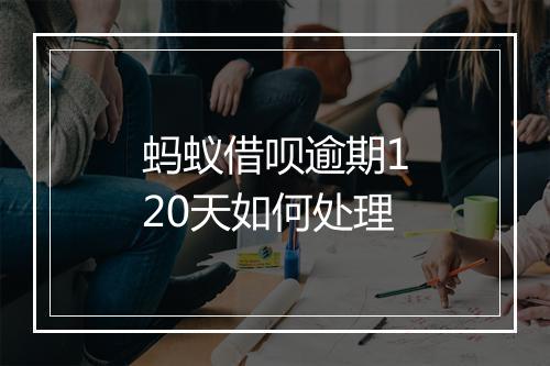 蚂蚁借呗逾期120天如何处理