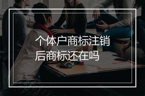 个体户商标注销后商标还在吗