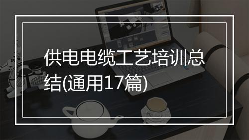 供电电缆工艺培训总结(通用17篇)