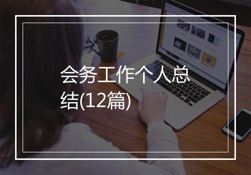 会务工作个人总结(12篇)