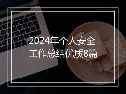 2024年个人安全工作总结优质8篇