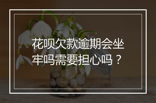 花呗欠款逾期会坐牢吗需要担心吗？