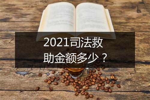 2021司法救助金额多少？