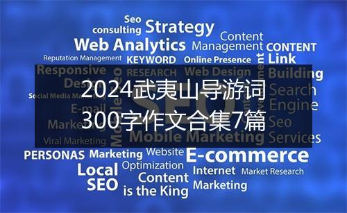 2024武夷山导游词300字作文合集7篇