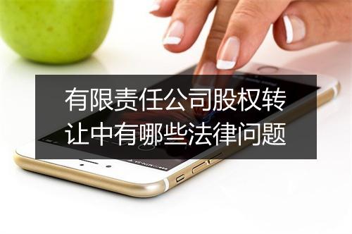 有限责任公司股权转让中有哪些法律问题