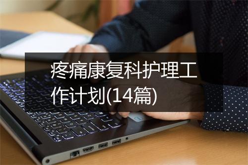 疼痛康复科护理工作计划(14篇)