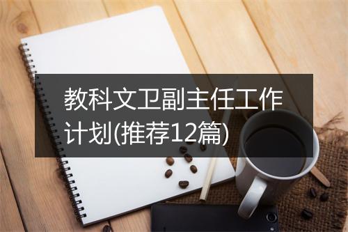 教科文卫副主任工作计划(推荐12篇)