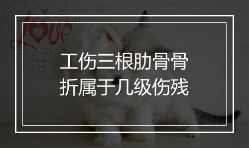 工伤三根肋骨骨折属于几级伤残