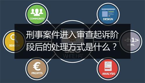 刑事案件进入审查起诉阶段后的处理方式是什么？