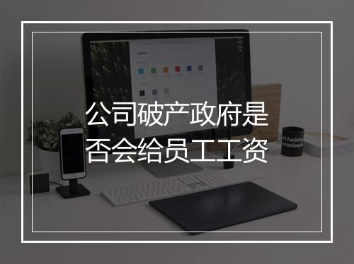 公司破产政府是否会给员工工资