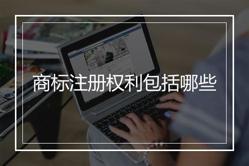 商标注册权利包括哪些