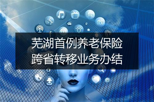 芜湖首例养老保险跨省转移业务办结