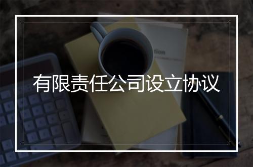 有限责任公司设立协议