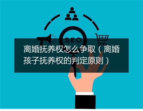 离婚抚养权怎么争取（离婚孩子抚养权的判定原则）