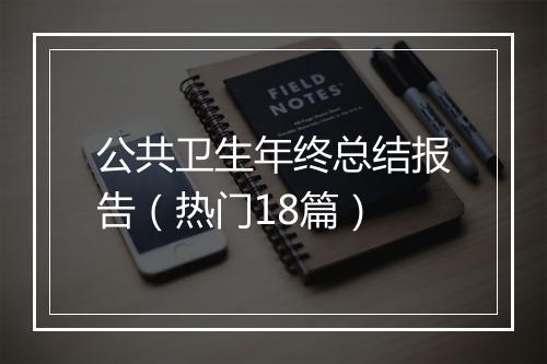 公共卫生年终总结报告（热门18篇）