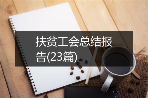 扶贫工会总结报告(23篇)