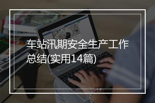 车站汛期安全生产工作总结(实用14篇)